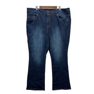 Torrid Denim 24R Bootcut Jeans Dark Wash High Rise Stretch Womens NWT